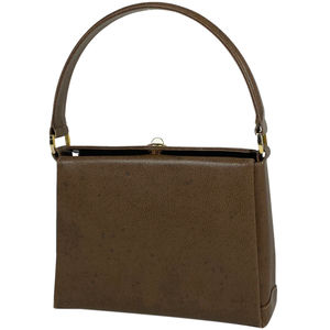 Gucci Turnlock Handbag Old Gucci Leather Brown
